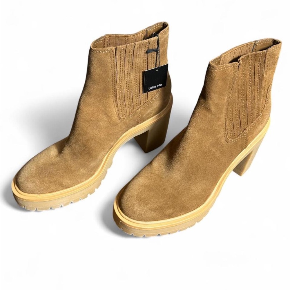DOLCE VITA CASTER H2O Waterproof leather ankle boots size 9.5